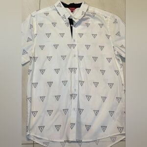 Guess Mens size small button down shirt